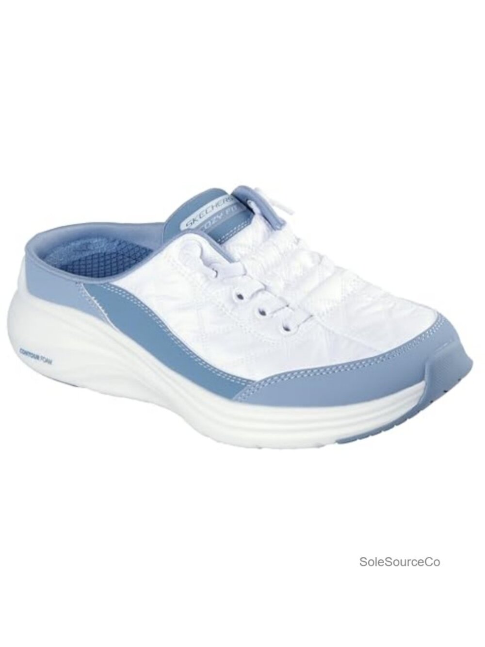 Skechers Contour Foam Quilted Pull-On Sneaker Comfort Walking Shoe